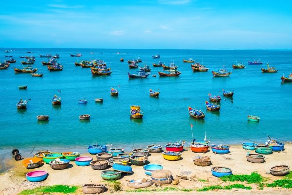 Fishing,Village,In,Mui,Ne,,Vietnam,,Southeast,Asia